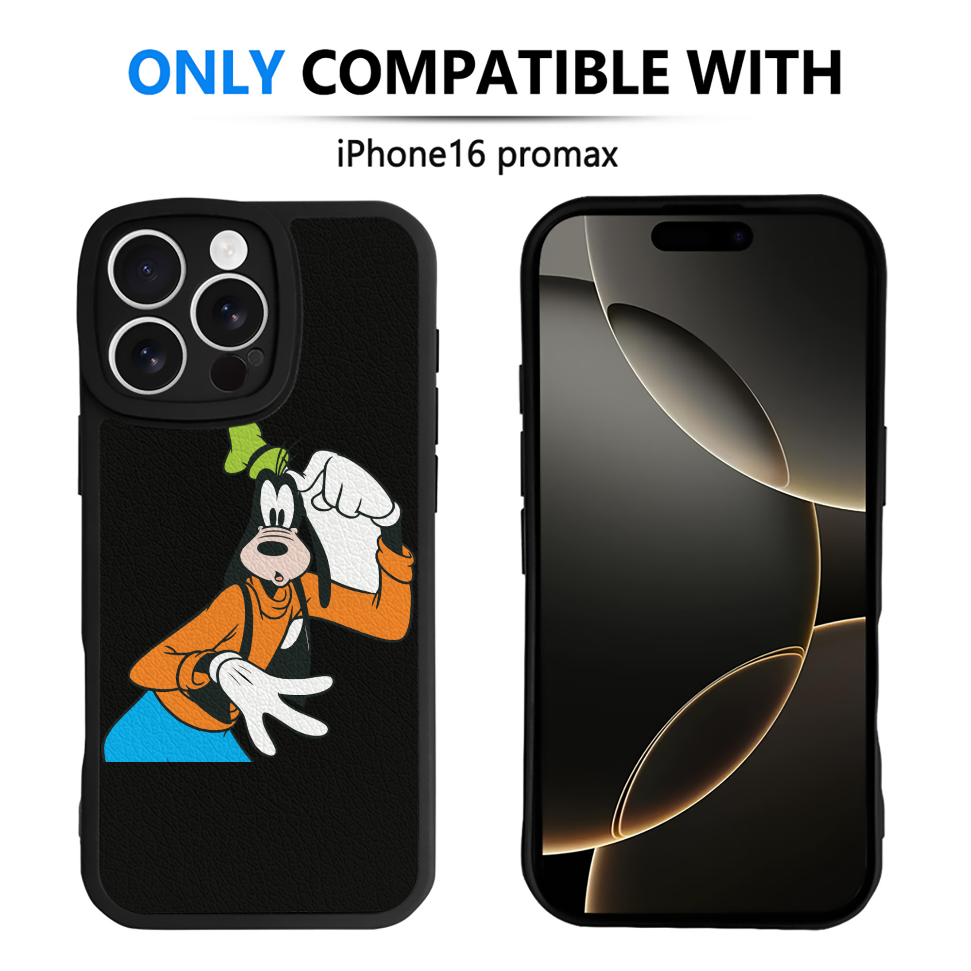 （画像用） ミッキーマウス Mickey Mouse 【iPhone 16シリーズ対応】シリコンスマホケース（レザー調） 材質：シリコン